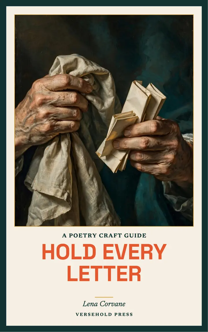 Versehold poetry craft ebook cover: poetry ebook cover template