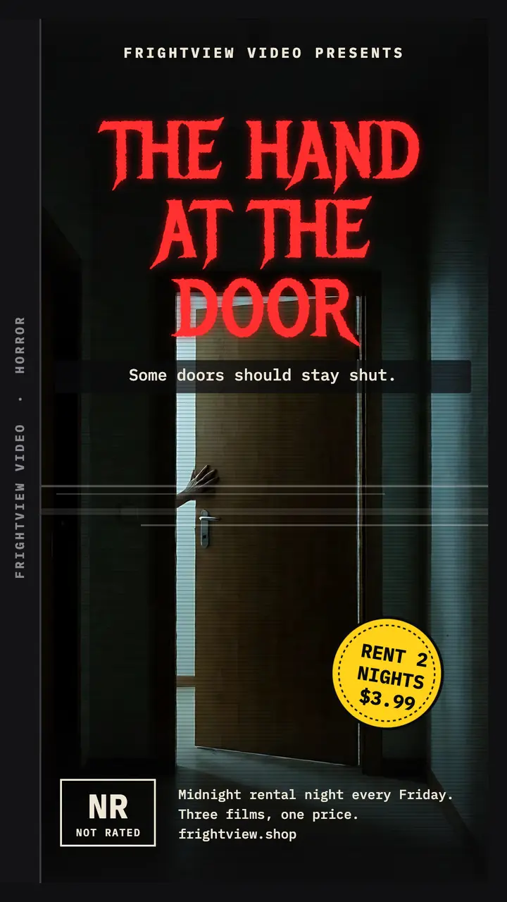 Frightview rental horror night story template