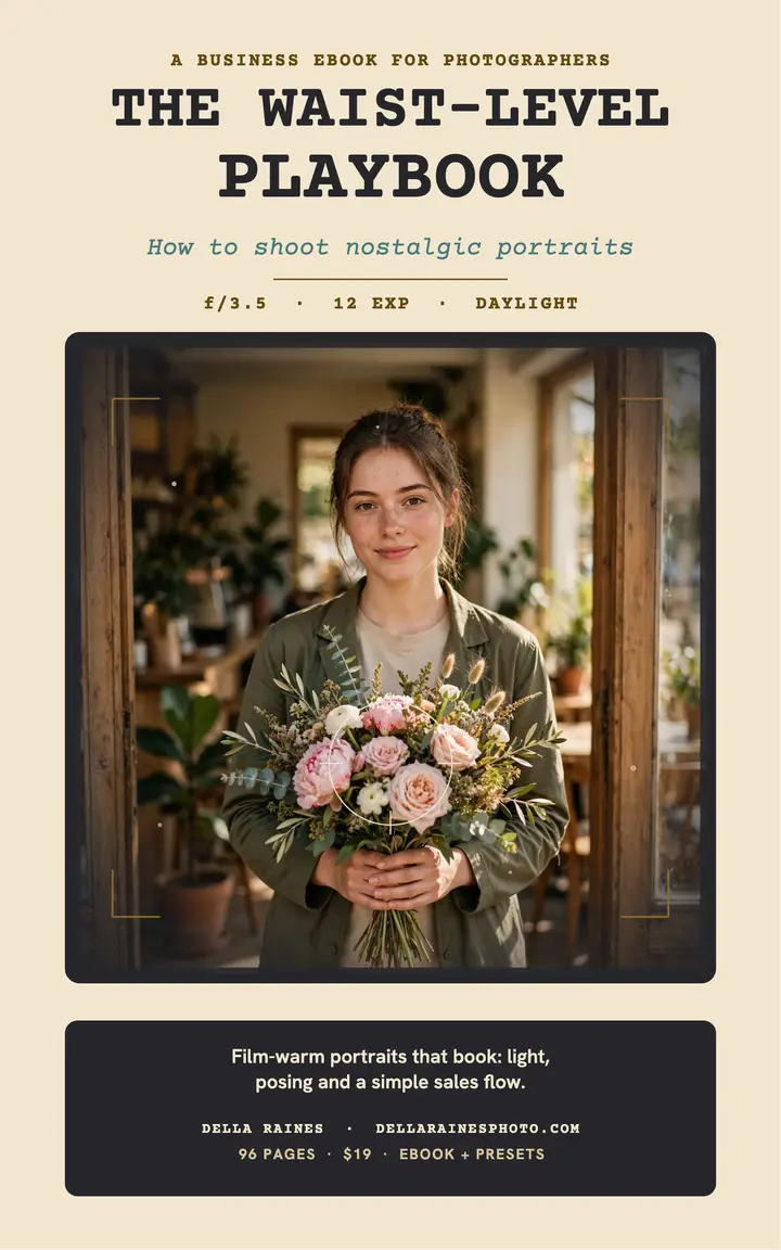 Waist-level portrait playbook ebook template