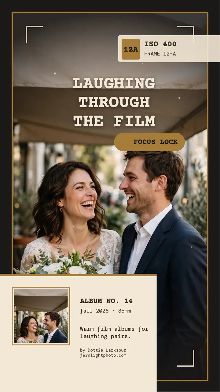 Fernlight film wedding album story template