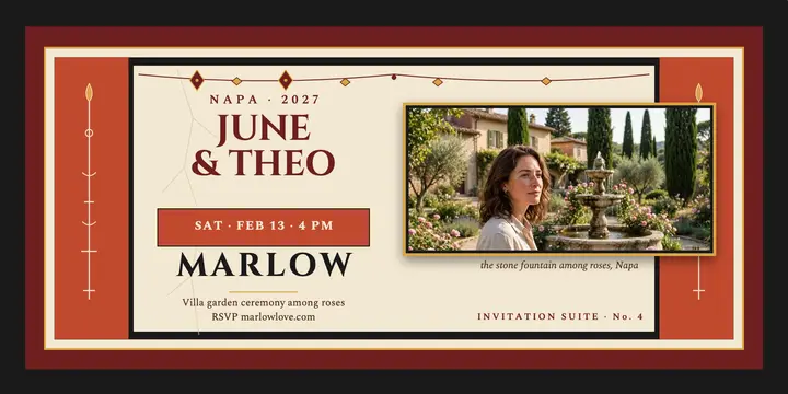 June and Theo villa garden wedding post: villa garden wedding post template