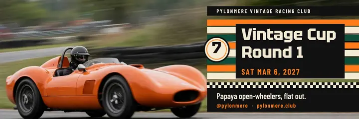 Vintage Cup Round 1 racing club X header template