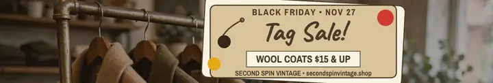 Second Spin Vintage Black Friday cover template