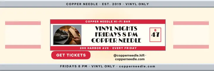 Copper Needle vinyl nights jukebox header template