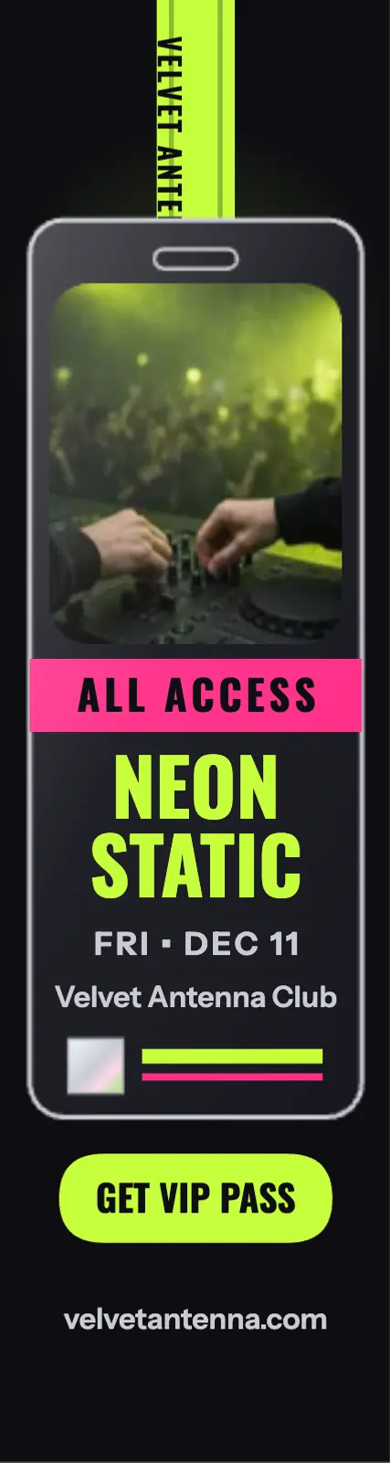 Neon Static VIP laminate skyscraper template