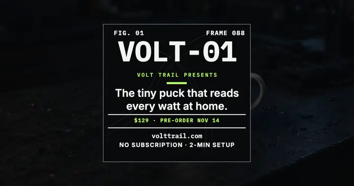 Volt Trail sensor launch, chamber post template