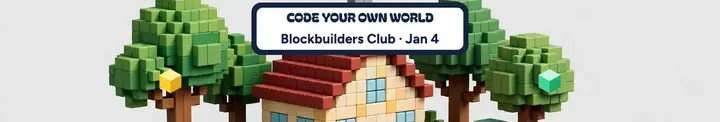 Blockbuilders coding camp cover template