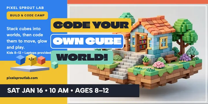 Pixel Sprout voxel coding workshop post template
