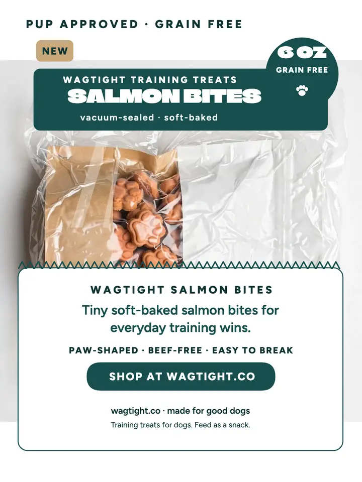 Wagtight salmon training bites pack portrait template