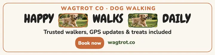 Wagtrot happy walks dog billboard template