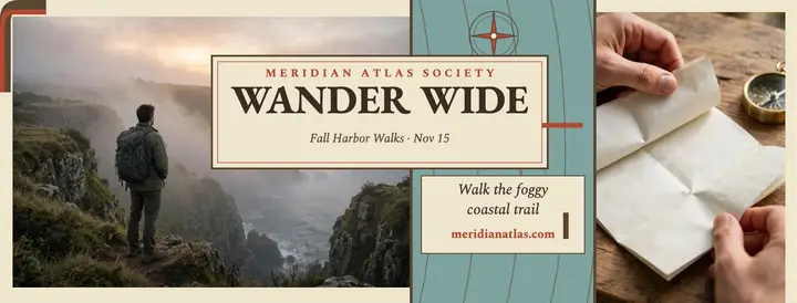 Meridian Atlas Wander Wide cover template
