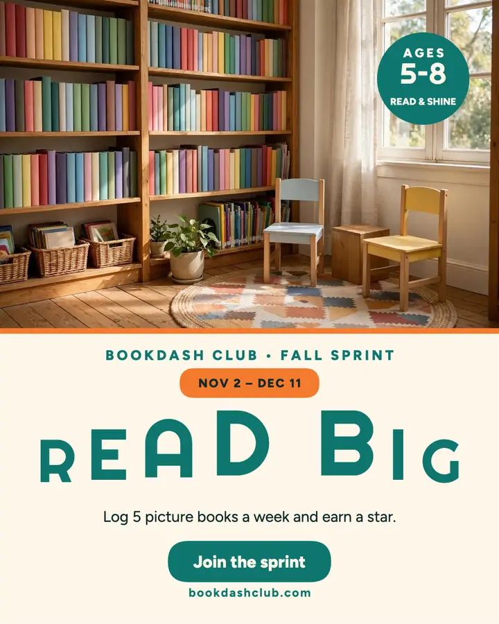Bookdash Club reading sprint post template