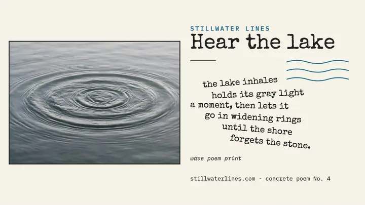 Stillwater Lines wave poem thumbnail template