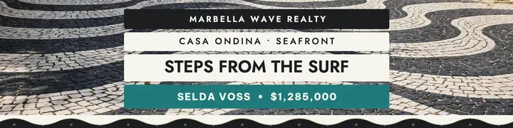 Casa Ondina coastal condo promenade banner: real estate linkedin banner template
