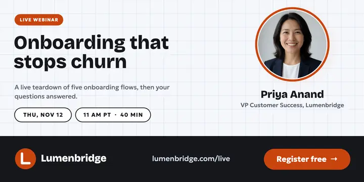 Lumenbridge onboarding webinar card template