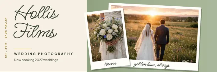 Wedding photographer header template