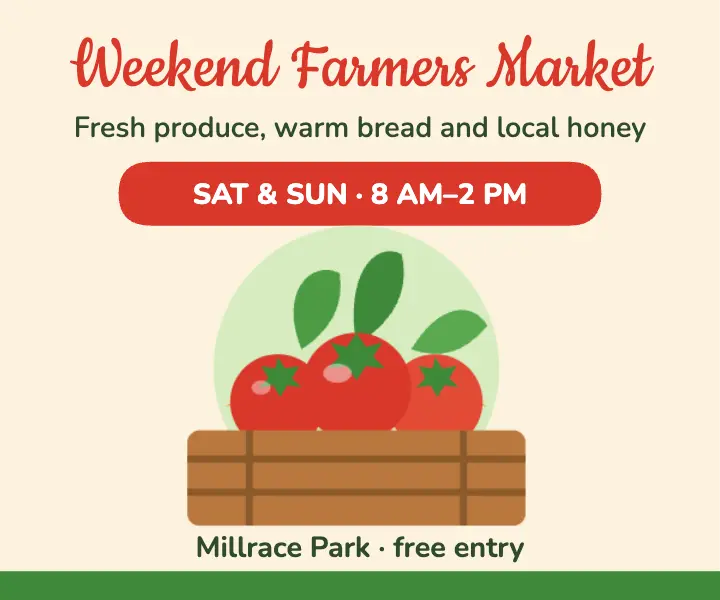 Weekend farmers market ad template