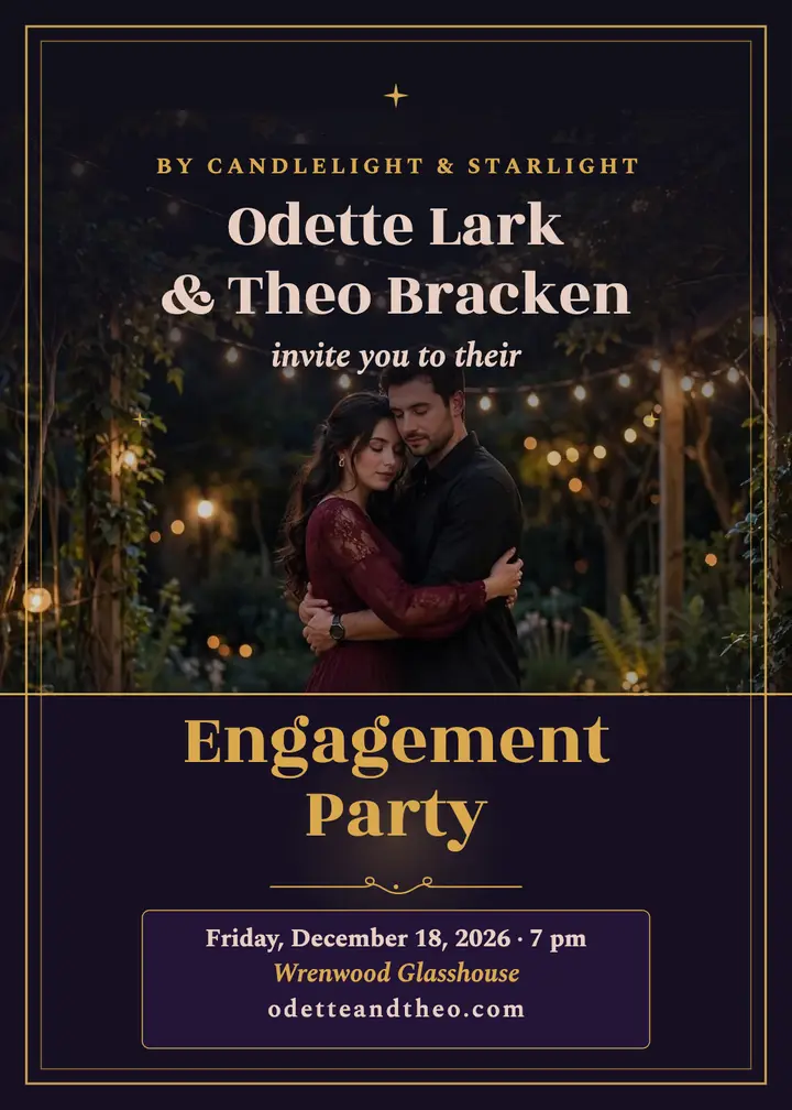 Odette and Theo velvet moon engagement template