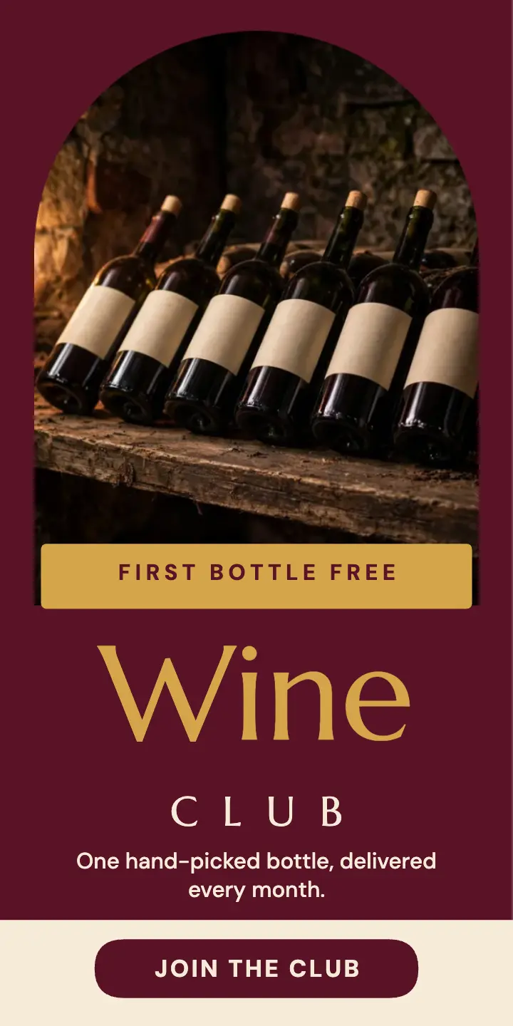 Wine club ad template