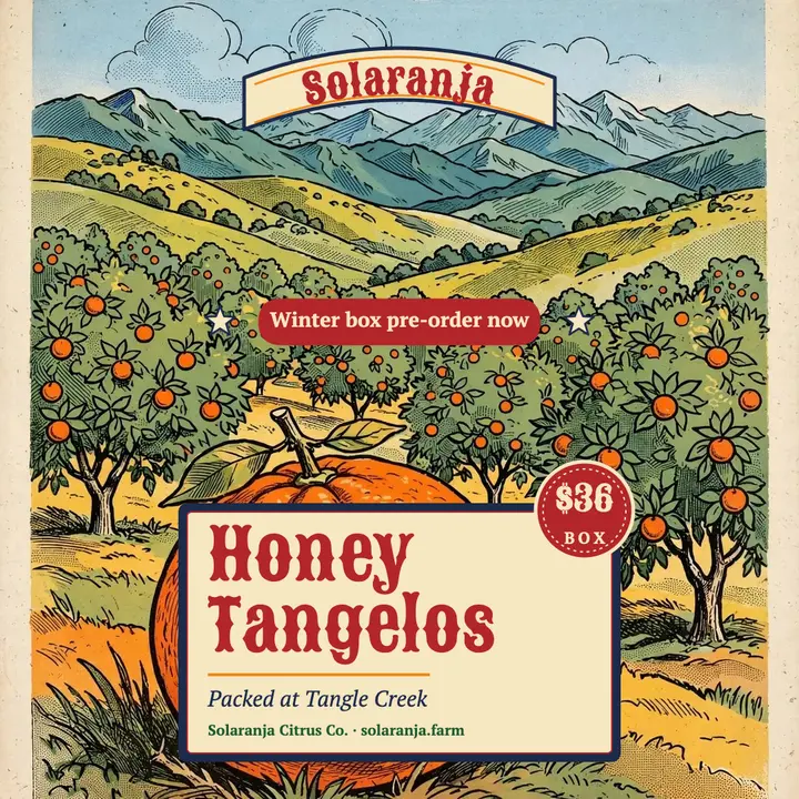 Solaranja winter citrus box pre-order post template