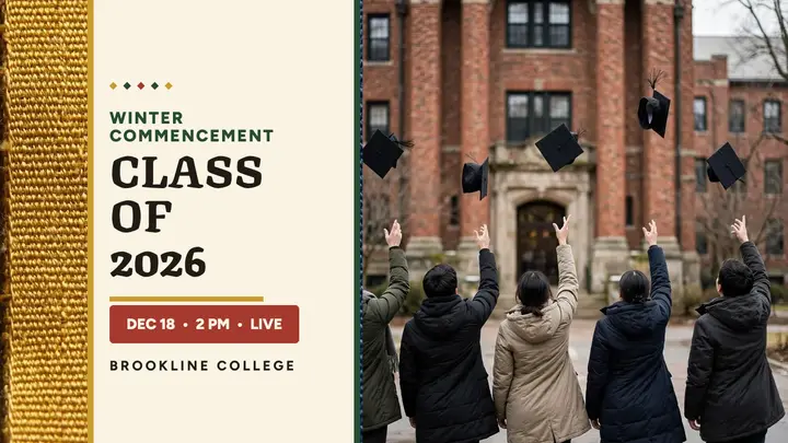 Brookline winter commencement thumbnail template