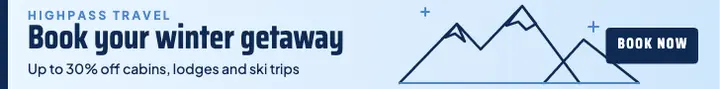 Winter getaway leaderboard template