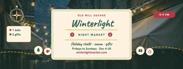 Winterlight Night Market map cover template