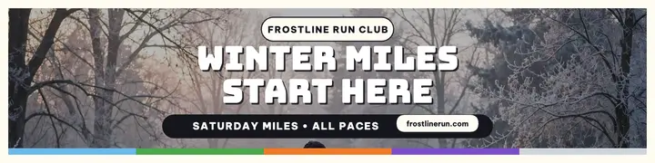Frostline winter run club banner template
