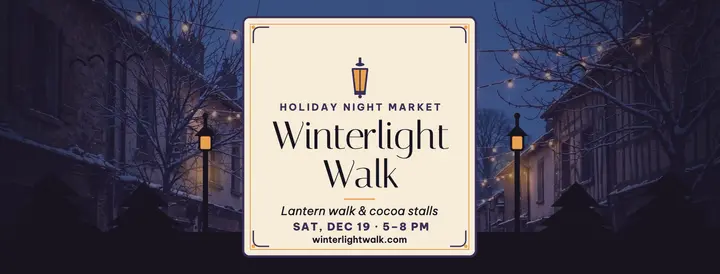 Winterlight Walk lantern cover template