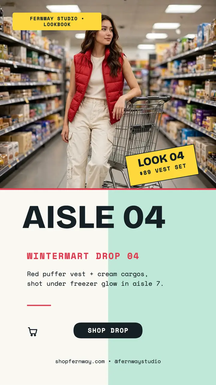 Wintermart lookbook grocery story template