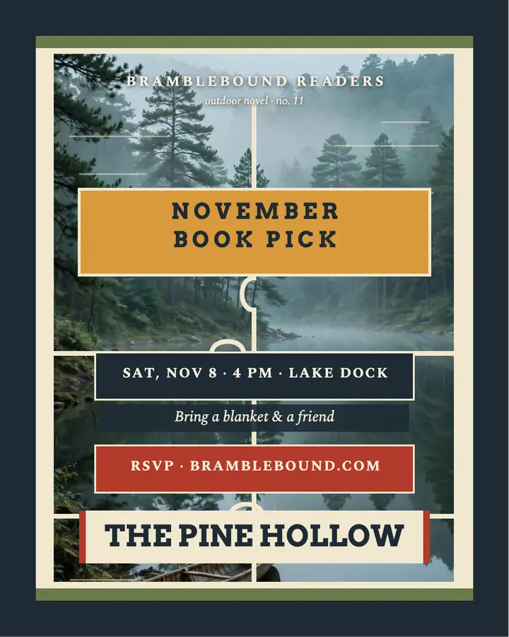 Bramblebound Readers lake book club post template