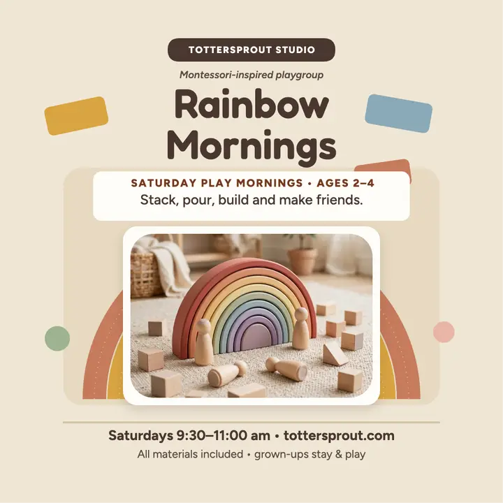 Tottersprout rainbow play mornings post template