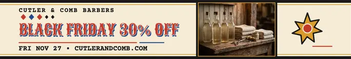 Cutler and Comb Black Friday cover: black friday linkedin cover template