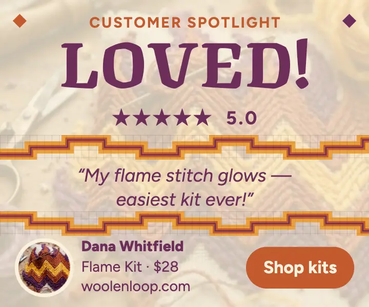 Woolenloop review spotlight ad template
