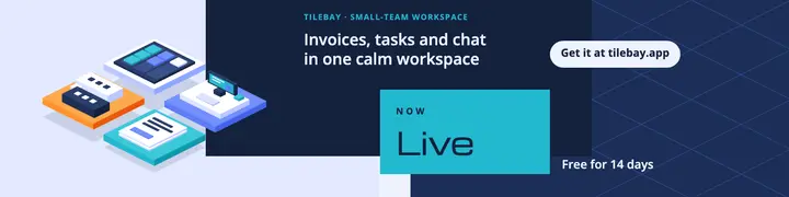 Tilebay workspace app launch isometric banner: app launch linkedin banner template