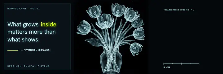 Tulip radiograph quote X header template