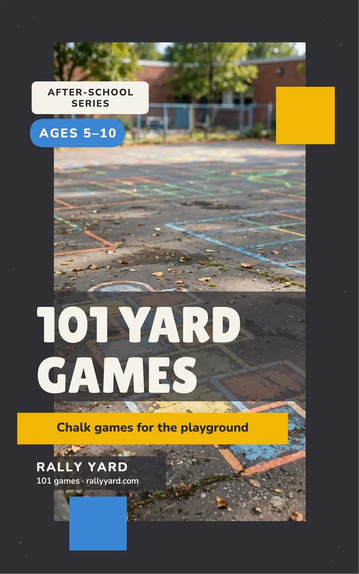 101 Yard Games playground ebook cover template