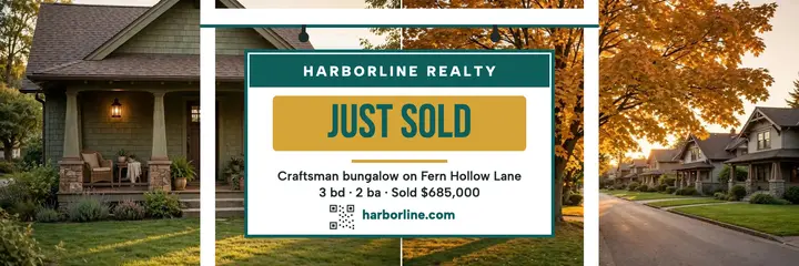 Harborline just sold yard sign header template