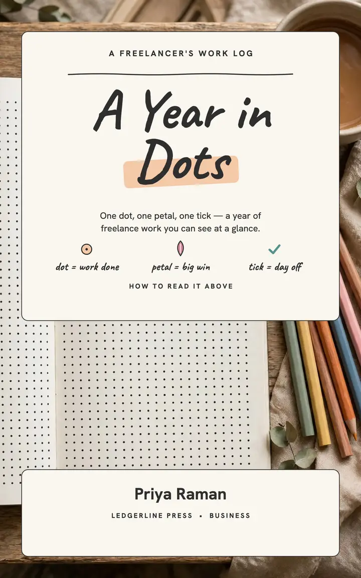A Year in Dots freelance ebook template