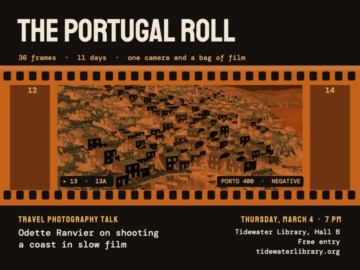 The Portugal Roll film negative slide template