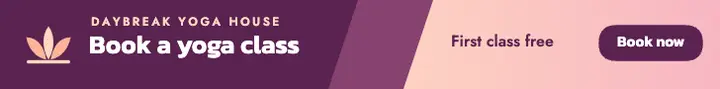 Book a yoga class banner template