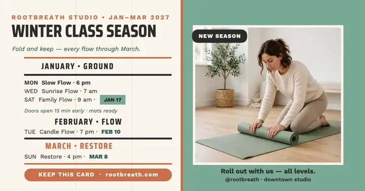 Rootbreath winter pocket schedule post template