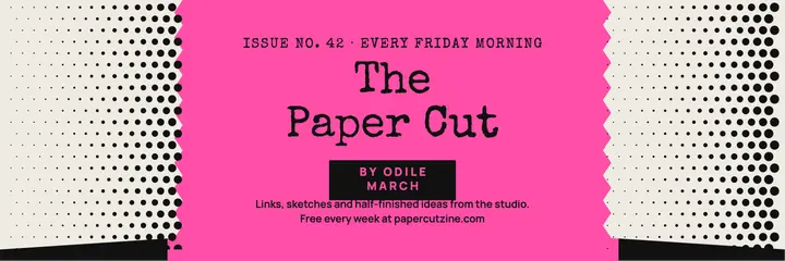 Zine weekly newsletter header template