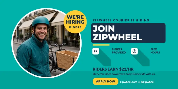 Zipwheel rider hiring flat post template