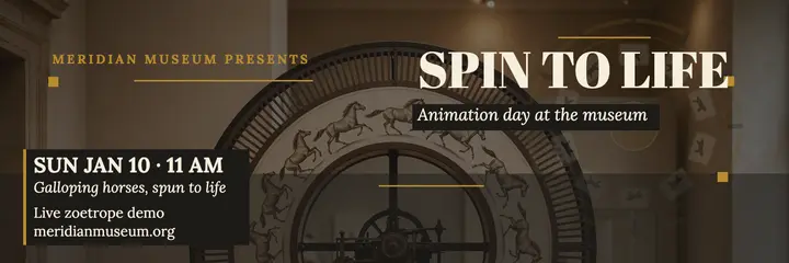 Meridian Museum animation day header template