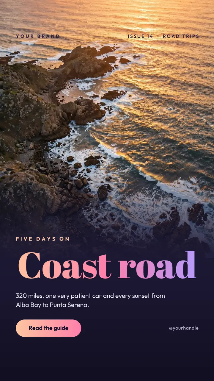 Coast road template