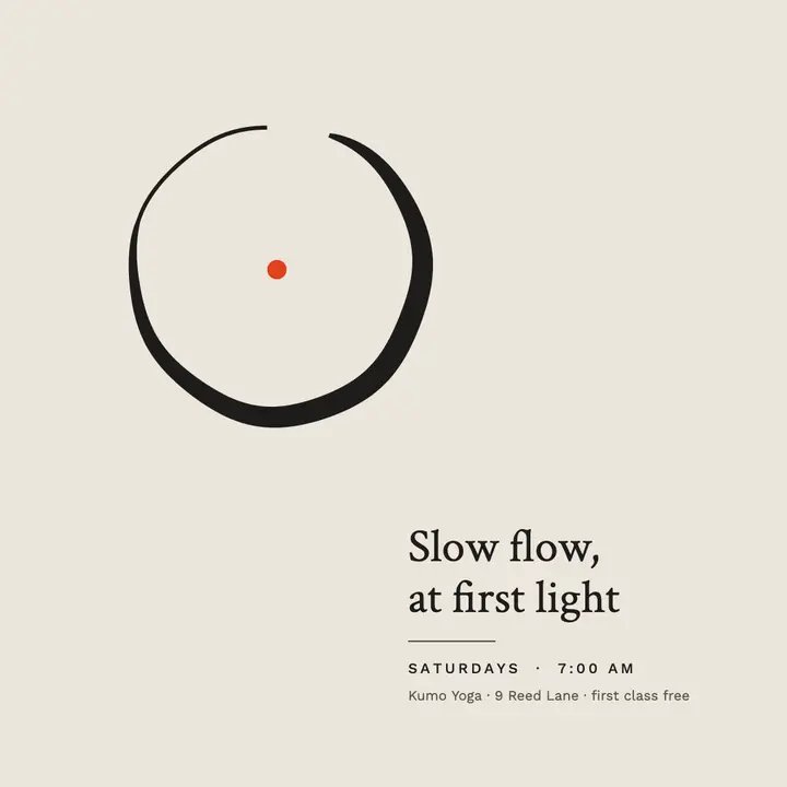 Enso yoga class post template