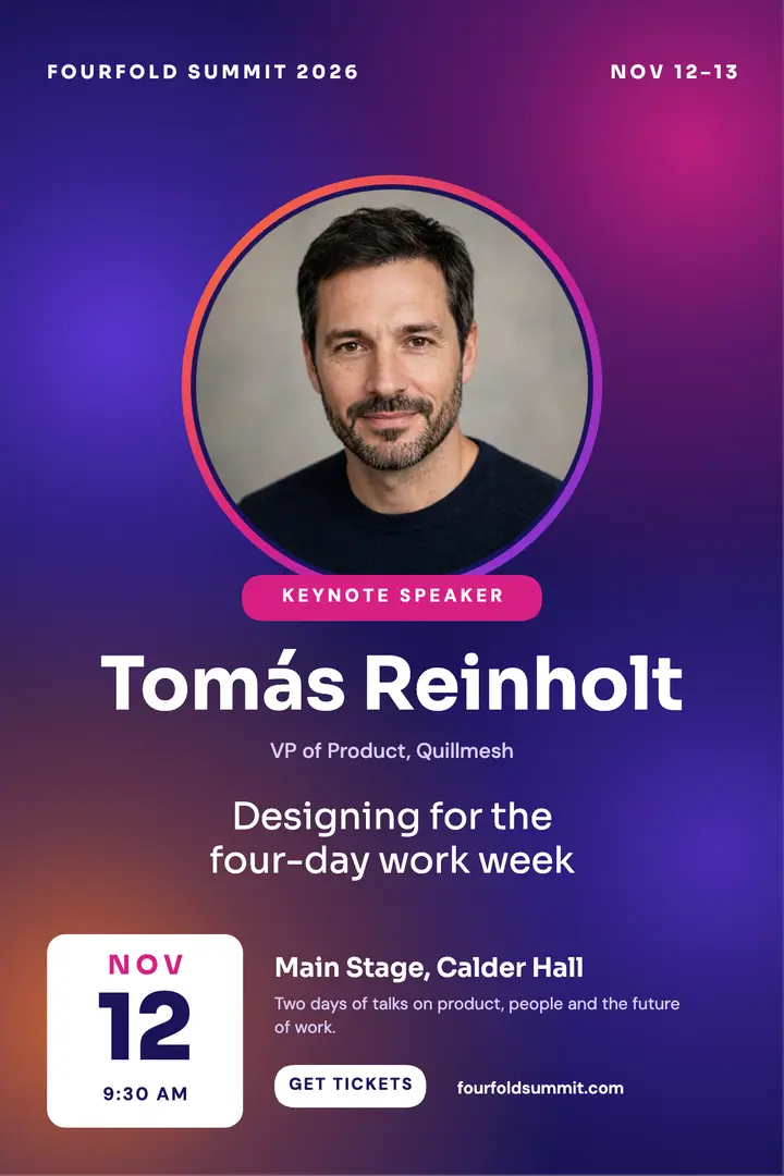 Mesh glow keynote speaker template